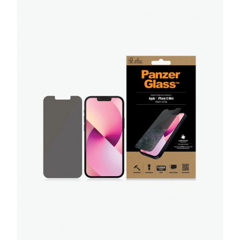 PanzerGlass | Screen protector - glass - with privacy filter | Apple iPhone 13 mini | Tempered glass | Transparent - 2